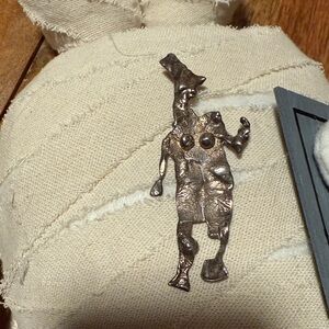 Goddess/warrior female pendant handmade